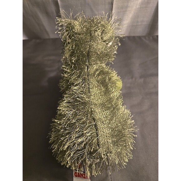 Webkinz/Ganz Green Plush  Fuzzy Large Frog RETIRED 9 " Ready To Get In The Swamp - Picture 5 of 9